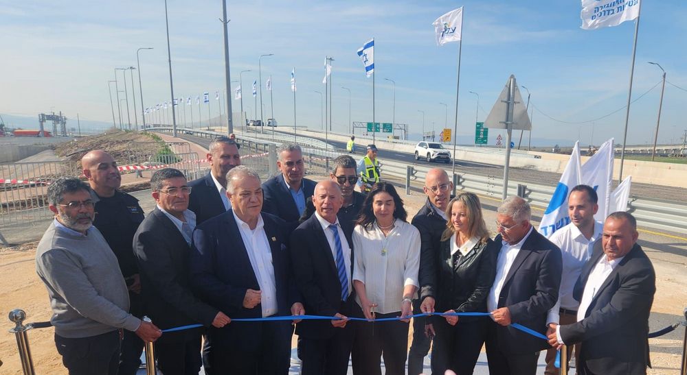 טקס חנוכת מחלף עוקף עפולה